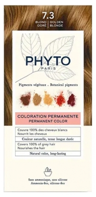 Phyto Color Permanent Colour - Kolor: 7.3 Złoty Blond