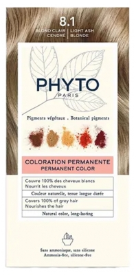 Phyto Color Permanent Colour - Kolor: 8.1 Jasny popielaty blond