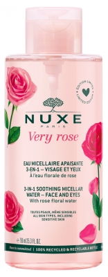 Nuxe Zeer Roos Eau Micellaire Apaisante 3en1 Beperkte Editie 750 ml
