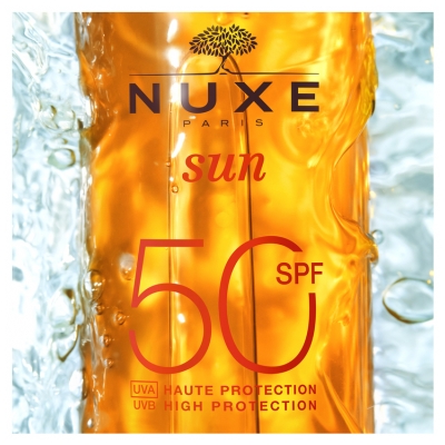 Nuxe Sun Bräunendes Sonnenöl für Gesicht und Körper SPF50 150 ml