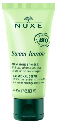 Nuxe Sweet Lemon Hand and Nail Cream Organic 50ml