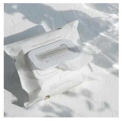 Korres Intense Detoxifying Cleansing Wipes 30 Servietter