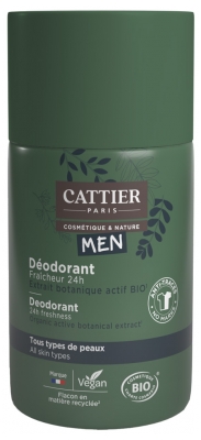 Desodorante Orgánico Para Hombres Cattier 50 ml