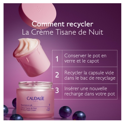 Reîncărcare Caudalie Resveratrol [Lift] Cremă Ceai de Noapte 50 ml