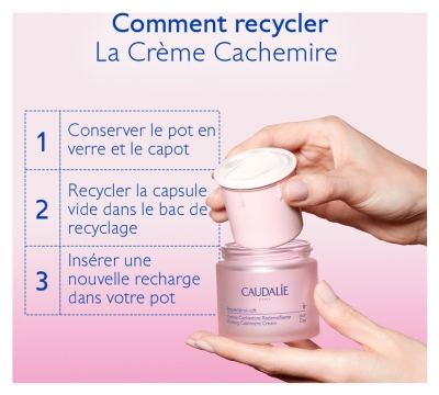 Caudalie Resveratrol [Lift] Crème Cachemire Redensifiante Recharge 50 ml