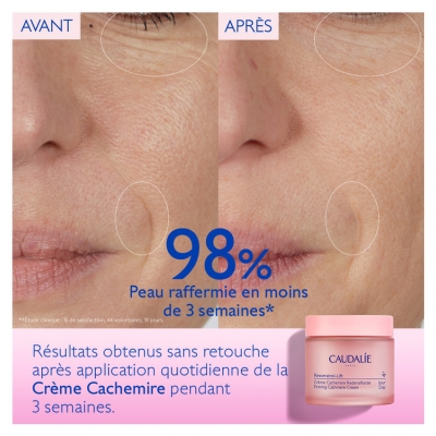 Caudalie Resveratrol [Lift] Crème Cachemire Redensifiante Recharge 50 ml