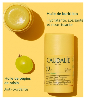 Caudalie Vinosun Protect Stick Invisible Haute Protection SPF50 15 g