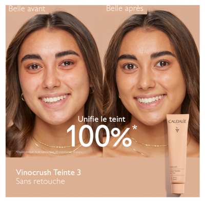 Caudalie Vinocrush Crème Teintée 30 ml - Teinte : Teinte 3
