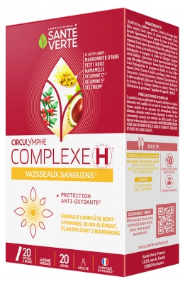 Santé Verte Circulymph Complex H 20 Sticks