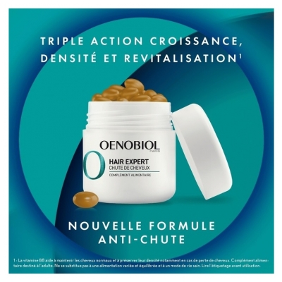 Oenobiol Hair Expert Chute de Cheveux 60 Capsules