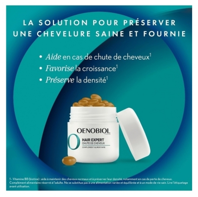 Oenobiol Hair Expert Chute de Cheveux 60 Capsules