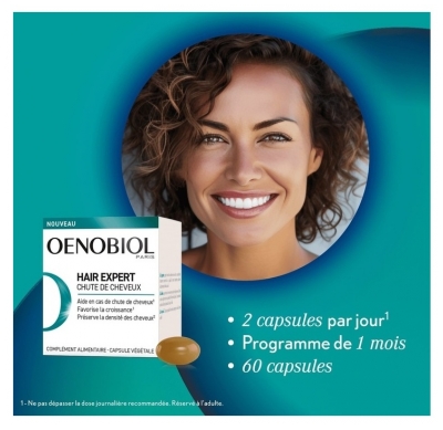 Oenobiol Hair Expert Chute de Cheveux 60 Capsules