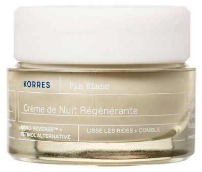 Korres Krema za nočno regeneracijo z belo borovnico 40 ml