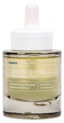Korres Pin Noir Sérum Bi-Phasé Nuit Rénovateur Total 30 ml