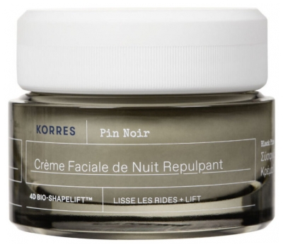 Korres Juodoji Pušis Stangrinamasis ir PutaS suteikiantis Naktinis Kremas 40 ml