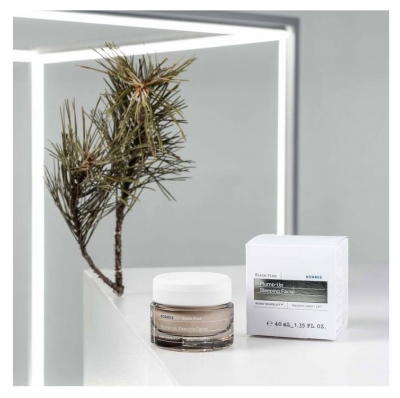 Korres Sort Fyr Genopbyggende Opstrammende og Fyldighedsgivende Natcreme 40 ml