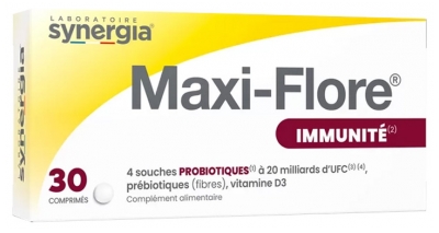 Synergia Maxi-Flore Système Immunitaire 30 Comprimés