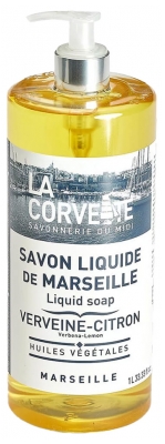 La Corvette Savon Liquide de Marseille Verveine - Citron 1 L