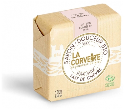 La Corvette Jabón de Leche de Cabra Ecológico 100 g