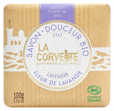 La Corvette Jabón Suavidad Bio Flor de Lavanda 100 g