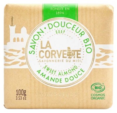 Jabón Orgánico de Almendras Dulces de La Corvette 100 g