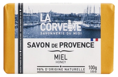 La Corvette Savon de Provence Miel 100 g