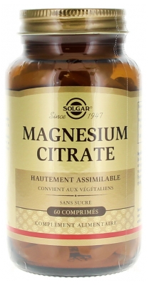 Solgar Cytrynian Magnezu 60 Tabletek