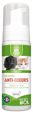 Vétobiol Organic Anti-Odour Foam 125 ml