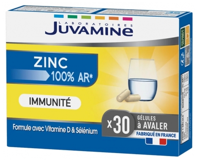 Juvamine Zinc Immunité 30 Gélules