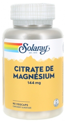 Solaray Magnesium Citrate 90 VegCaps