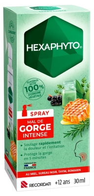 Hexaphyto Spray Mal de Gorge Intense 30 ml