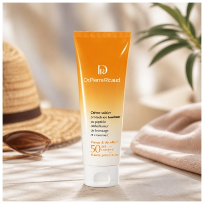 Dr Pierre Ricaud Kūstošais Aizsargājošais Saulessargs Sejai SPF50 50 ml