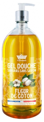 Les Petits Bains de Provence Fleur de Coton Shower Gel 1 L