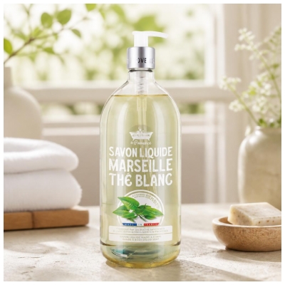 Les Petits Bains de Provence Marseljas ziepes Baltā tēja 1 L