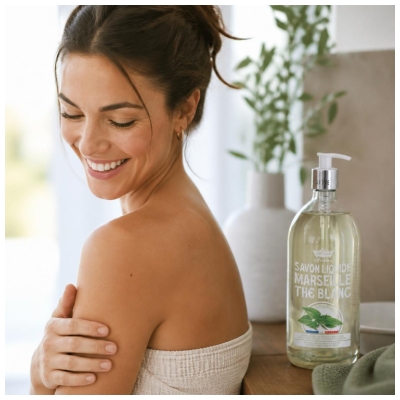 Les Petits Bains de Provence Marseljas ziepes Baltā tēja 1 L