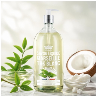 Les Petits Bains de Provence Marseljas ziepes Baltā tēja 1 L