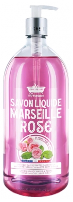 Les Petits Bains de Provence Savon de Marseille Rose 1 L