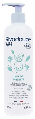 Rivadouce Bebé Leche Limpiadora Bio 500 ml