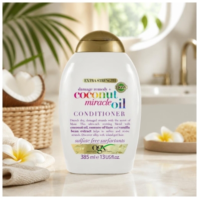 Ogx Regenerator za lase Čudežno kokosovo olje 385 ml