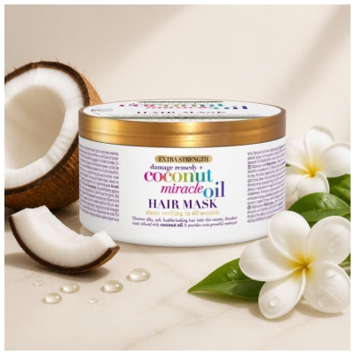 Ogx „Miracle Coco Oil“ kaukė 300 ml