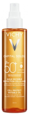 Vichy Capital Soleil Olio Invisibile Protezione Cellulare SPF50+ 200 ml