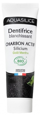 Aquasilice Weißmachende Zahnpasta Bio-Kohle 75 ml