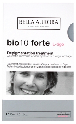 Bella Aurora 10 Forte Depigmenting Treatment L-tigo Organic 30 ml