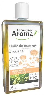 Le Comptoir Aroma Huile de Massage Apaisante à l'Arnica Bio 95 ml