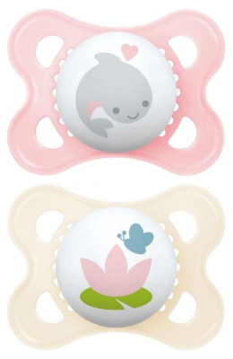 MAM 2 Soothers Original Animals 2-6 Months - Model: Dolphin and Flower
