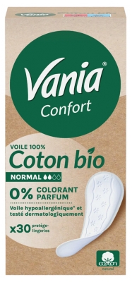 Vania Wkładki do Bielizny Comfort z Bawełny Organicznej Normal 30