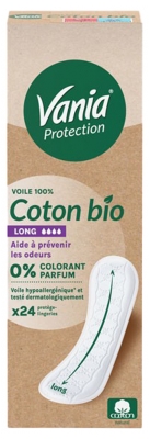 Vania Protection Coton Bio Long 24 Ochraniacze na Bieliznę