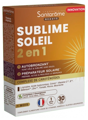 Santarome Sublime Soleil 2en1 30 Gélules