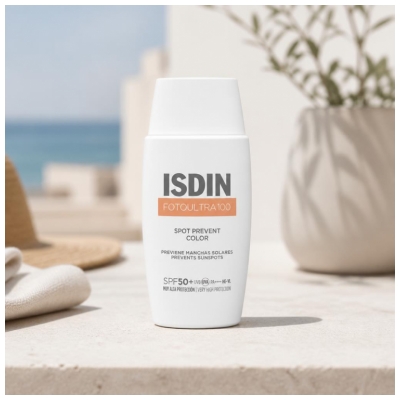 Isdin FotoUltra 100 Spot Prevent Color Prévention Taches Solaires SPF50+ 50 ml