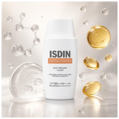 Isdin FotoUltra 100 Spot Prevent Color Prévention Taches Solaires SPF50+ 50 ml